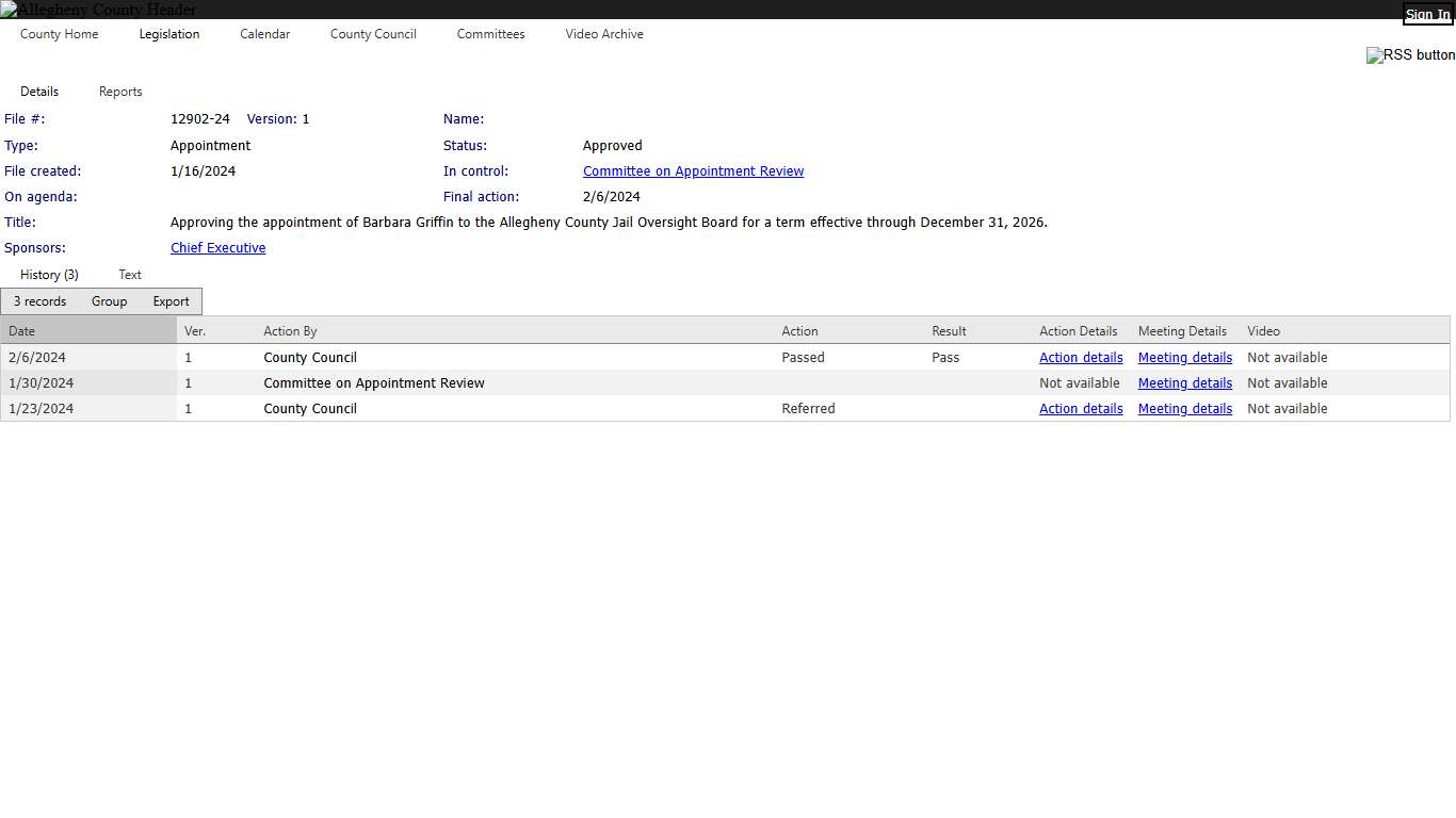 Allegheny County Council - File #: 12902-24